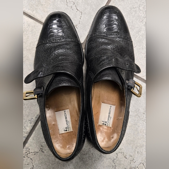 Moreschi Black Textured Leather Oxfords (Shoe tree not included) - Picture 5 of 6